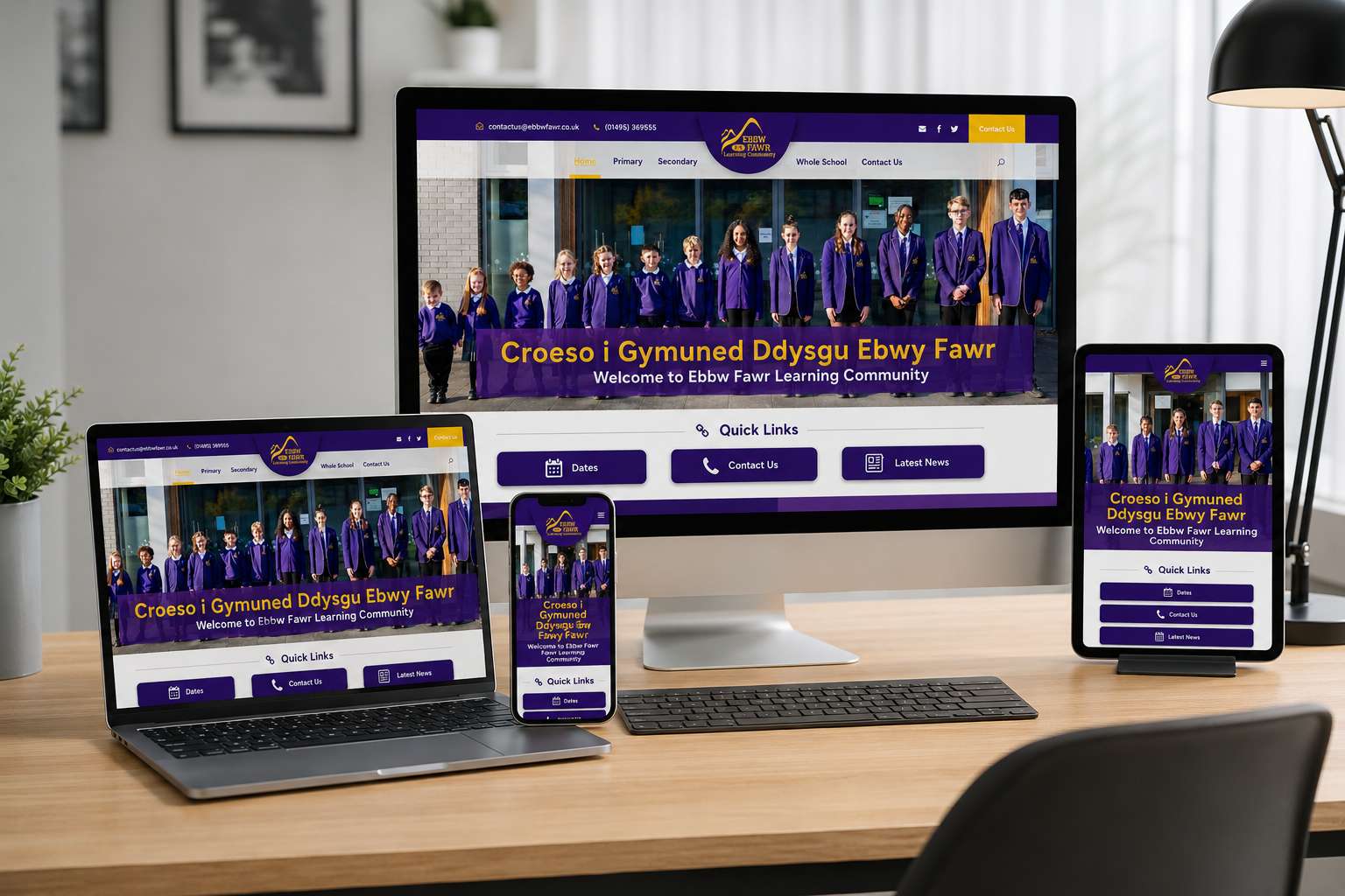 Ebbw Fawr Learning Community screenshot